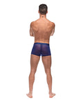 diamond-mesh-mini-short-blue-xl image