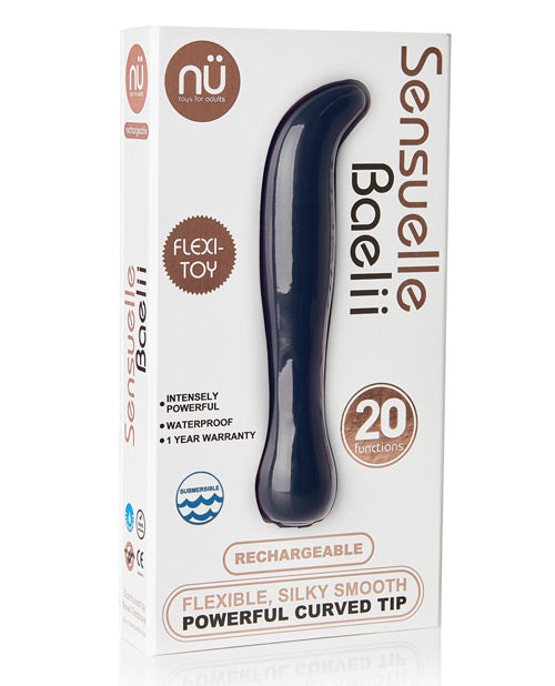 Nu Sensuelle Baelii Flexible G Spot Vibe 20 Function - Navy