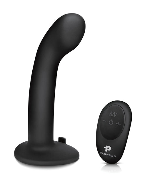 pegasus-6-rechargeable-p-spot-g-spot-peg-wadjustable-harness-remote-set-black image