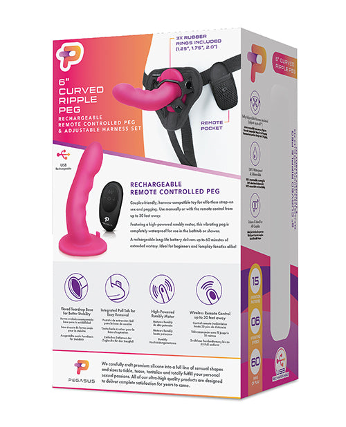 pegasus-6-rechargeable-ripple-peg-wadjustable-harness-remote-pink image