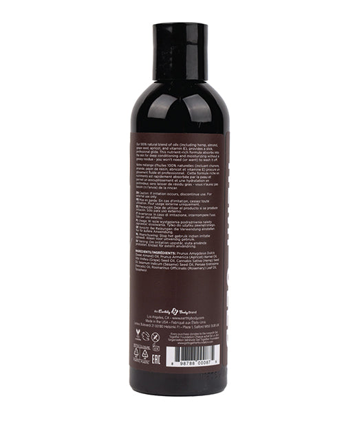Earthly Body Edible Massage Oil - 8 oz Pineapple