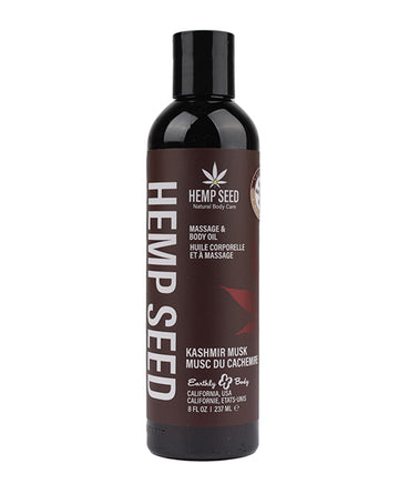 Earthly Body Massage & Body Oil - 8 oz Kashmir Musk