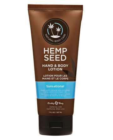 Earthly Body Hand & Body Lotion - 7 oz Tube Sunsational