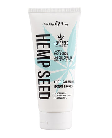 Earthly Body Hand & Body Lotion - 7 oz Tube Tropical Monoi