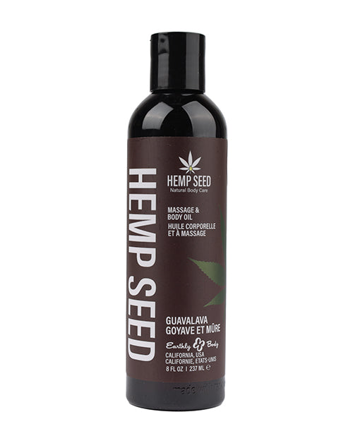 Earthly Body Massage & Body Oil - 8 oz Guavalava