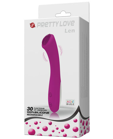 Pretty Love Len Rechargeable Wand 30 Functions - Purple