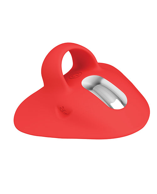 Pretty Love Carnation Manta Ray Finger Vibe - Red