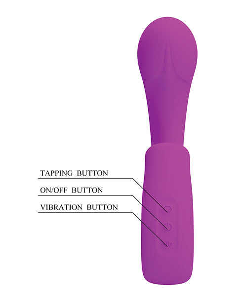 Pretty Love Sibel Tapping Rabbit G Vibrator - Fuchsia