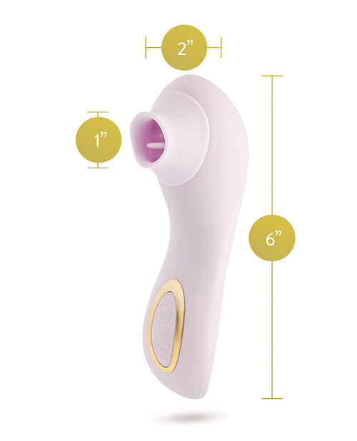 Blush Delice Fleur Suction Vibe - Barely Purple