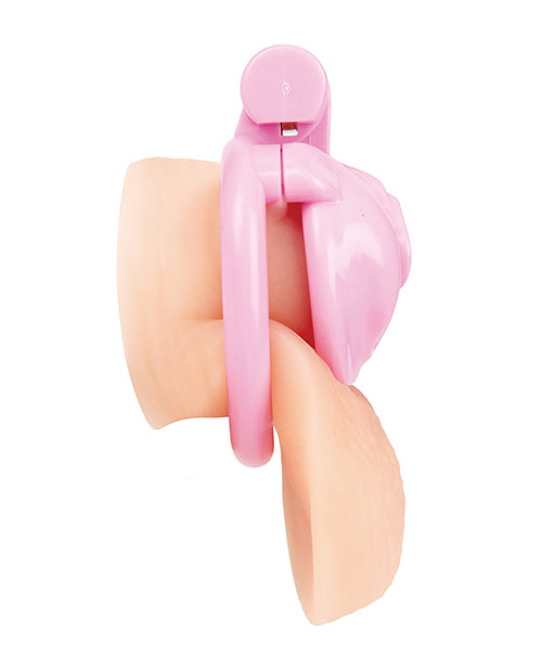 Bitchboy Degrading Mini Chastity Cage w/Pussy Shape