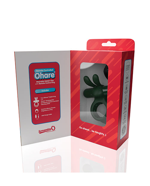 Screaming O Ohare Remote Controlled Vibrating Ring - Green
