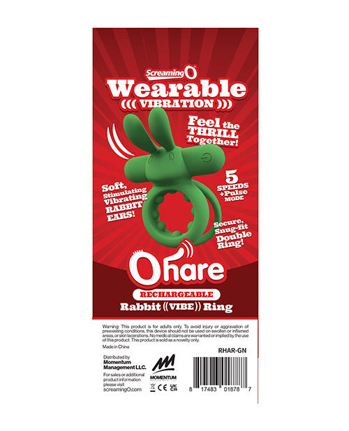 Screaming O Rechargeable Ohare - Green