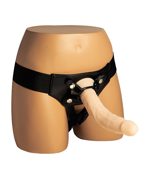 Naked Addiction 9" Dual Density Silicone Dildo - Vanilla