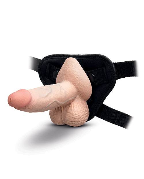 b-Vibe Slipskin 6" Girthy - Cream