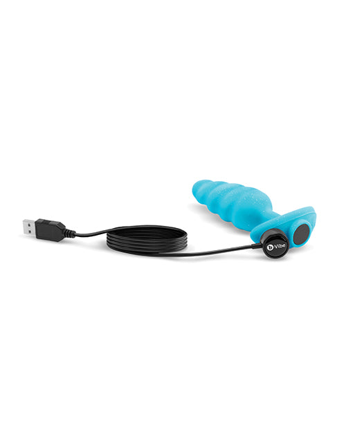 b-Vibe Unicorn Tail Vibrating Butt Plug - Special Edition
