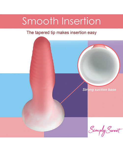 Curve Toys Simply Sweet Silicone Butt Plug Set - Pink