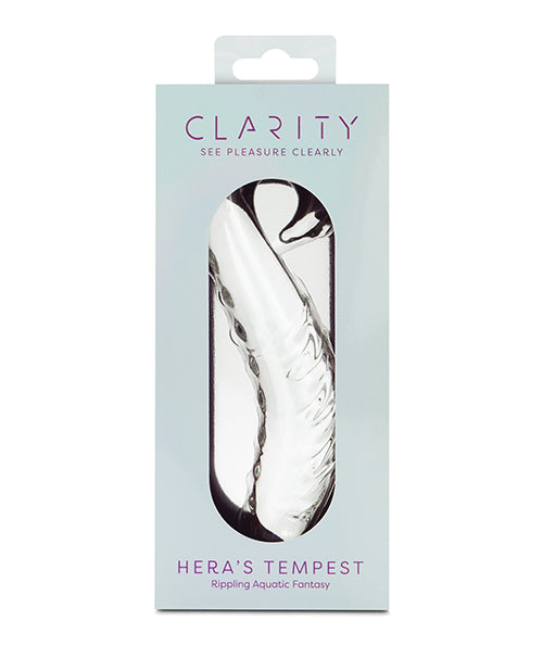 Clarity Glass Dildo - Hera's Tempest