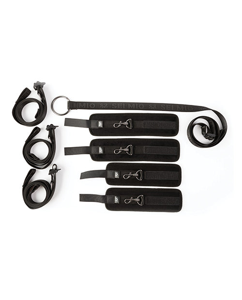 Sei Mio The Bed Spreader Under the Mattress Restraint System - Black