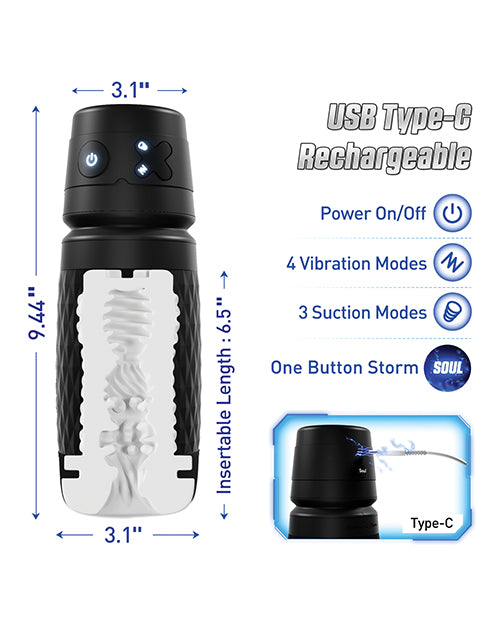 The Warrior Sucking & Vibrating Masturbator