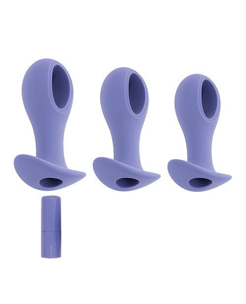 Evolved Hole Punch Anal Plug Set - Purple Set of 3
