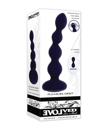Evolved Pleasure Orbit Remote Controlled Anal Vibe - Purple