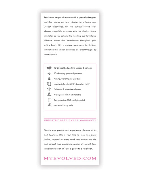 Evolved Push the Button - Pink