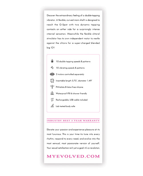 Evolved G-Tapper - Pink