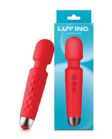Luv Inc. 8" Large Wand - Red