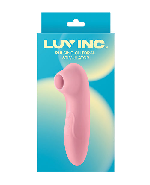 Luv Inc. Pulsing Clitoral Stimulator - Light Pink