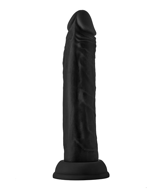 Shaft Model J Flexskin Liquid Silicone 7.5" Dong - Black