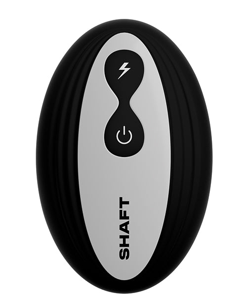 Shaft Flexskin Liquid Silicone 9.5" Vibrating Curved Dong w/Balls - Pine