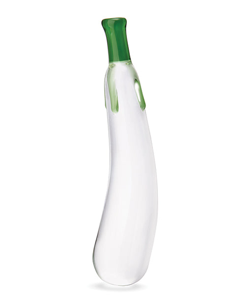 Glas 7.25" Dildo Eggplant Ecstasy