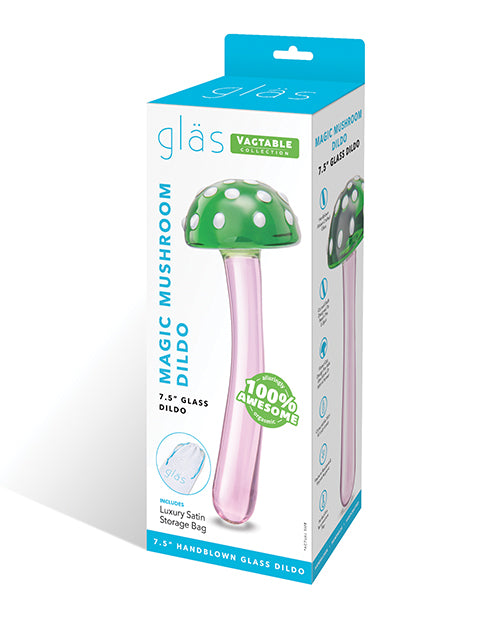 Glas 7.5" Magic Mushroom Dildo