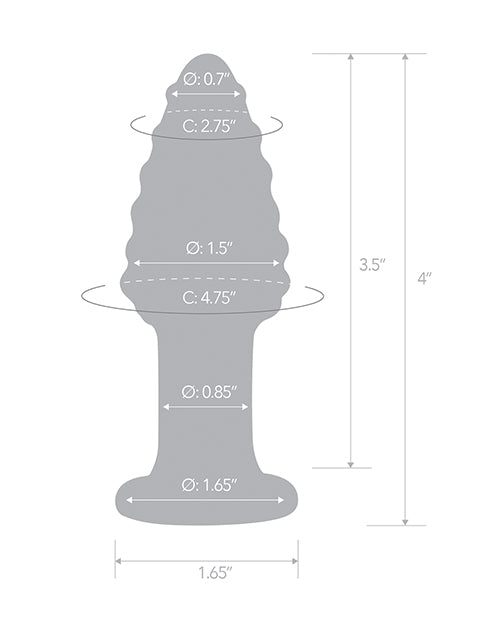 Glas 4" Butt Plug Cornstar