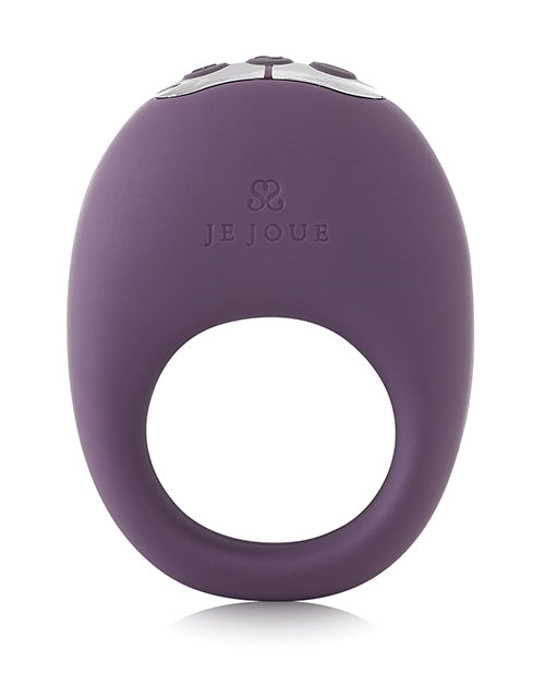 Je Joue Mio Cock Ring w/Five Vibrations - Purple
