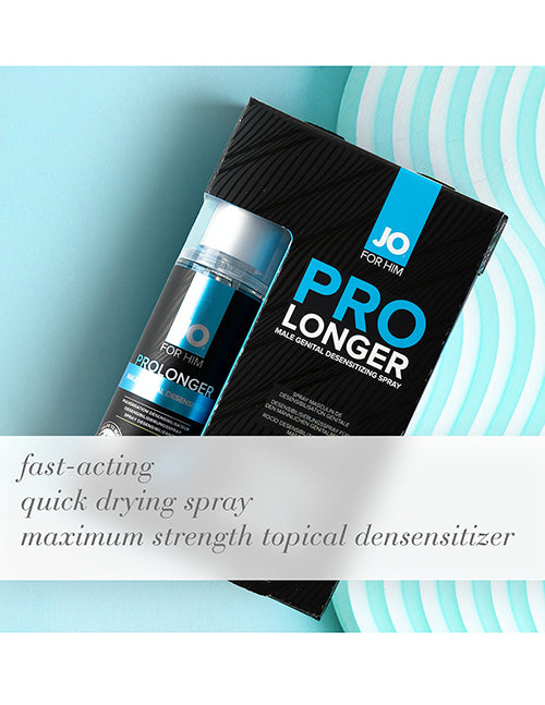 JO Prolonger Spray Benzocaine - Benzocaine Desensitizer 2 oz
