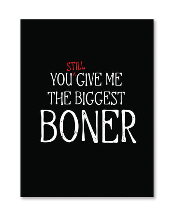 Biggest Boner Tonight Greeting Card