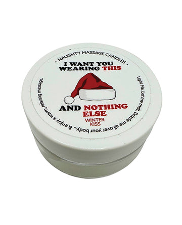 Kama Sutra Holiday Mini Massage Candle "I Want You"