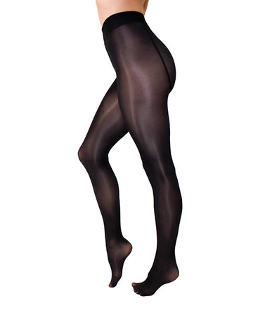 Kix'ies Strong & Silky Black Tights - Black S/M