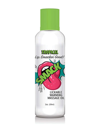 Smack Warming Massage Oil - 2 oz Tropical