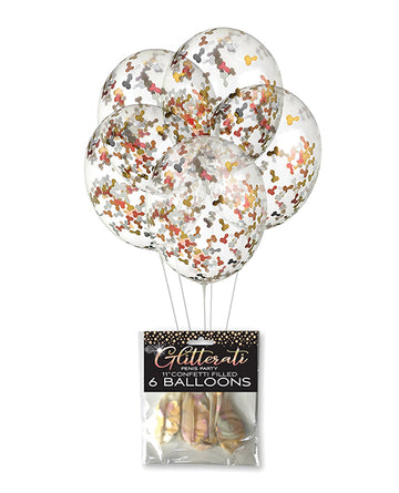 Glitterati Penis Party Balloons - Pack of 6