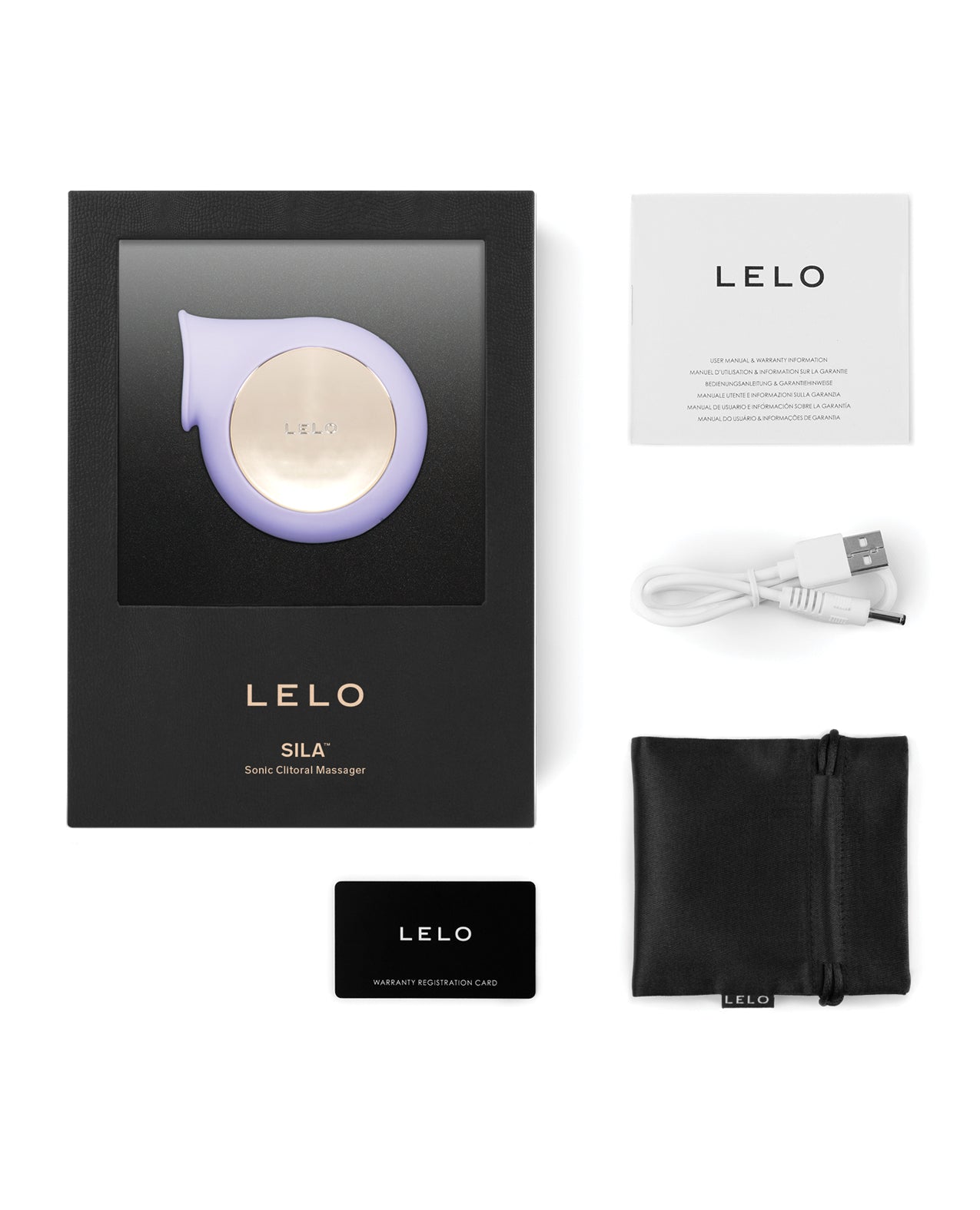 LELO Sila Sonic Clitoral Massager - Lilac
