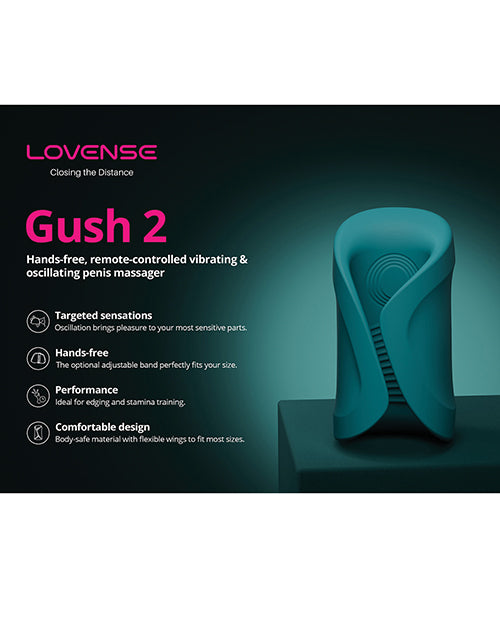 Lovense Gush 2 Handsfree Masturbator - Teal