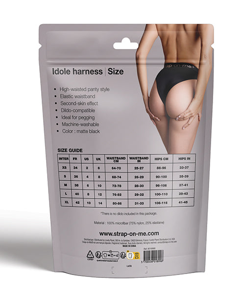 Strap On Me Idole Lingerie Harness - Black MD