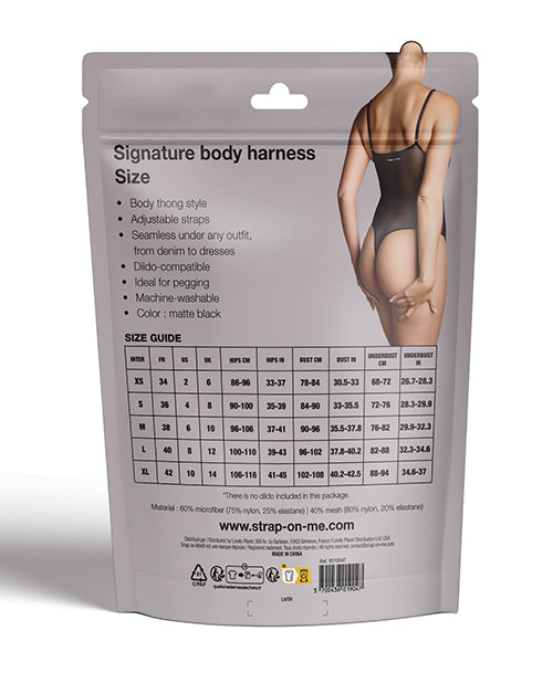 Strap On Me Signature Body Harness - Black XL