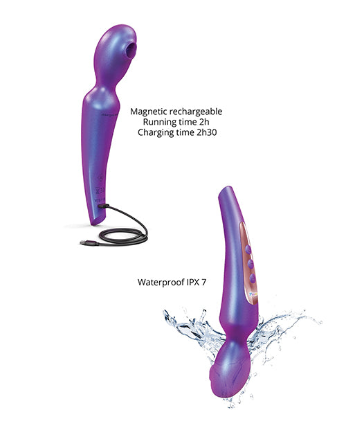 Love to Love Flapping Head Pleaser Wand - Iridescent Night