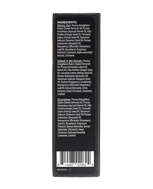 Earthly Body Massage Oil Gift Set - 2 oz Skinny Dip, Naked in the Woods & Guavalava