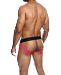 male-basics-neon-jockstrap-coral-md image