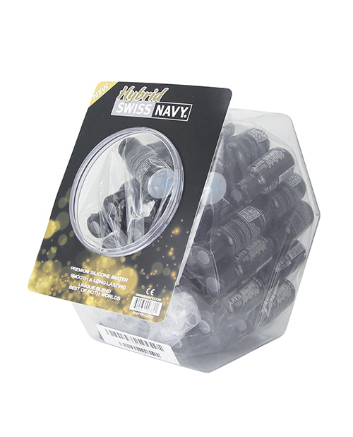 Swiss Navy Premium Hybrid Lubricant - 1 oz Bottle Bowl of 50
