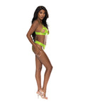 strap-tease-bra-crotchless-panty-neon-yellow-lxl image